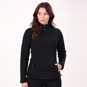 Shires Aubrion Restore Half Zip Fleece (Black)