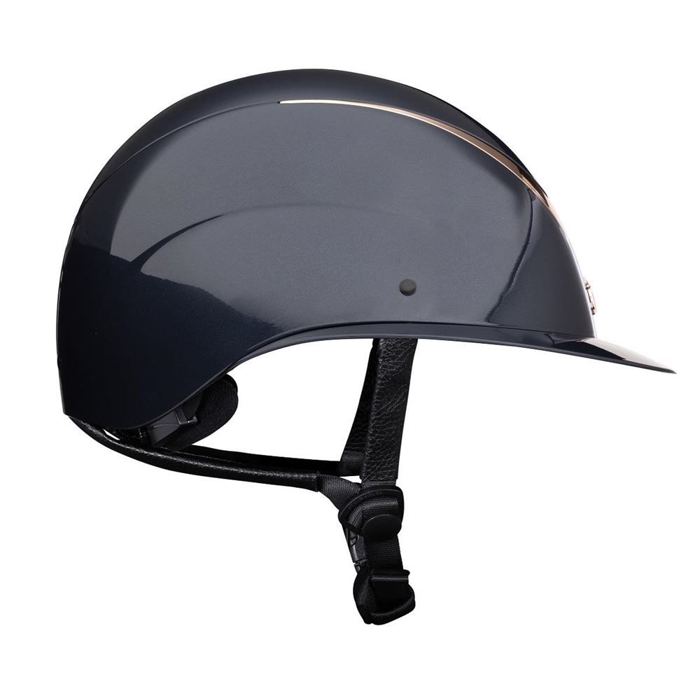 Shires Karben Alina Ellipse Riding Hat 52-54 (Navy/Rose Gold)