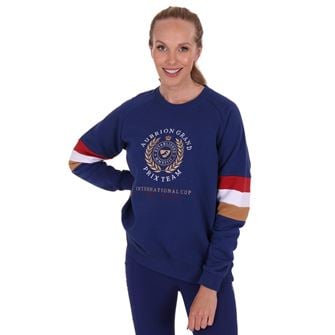 Shires Aubrion Team Ladies Sweatshirt (Navy)