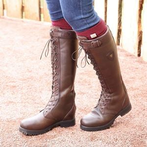 Shires Moretta Teramo Lace Boots (Dark Brown)