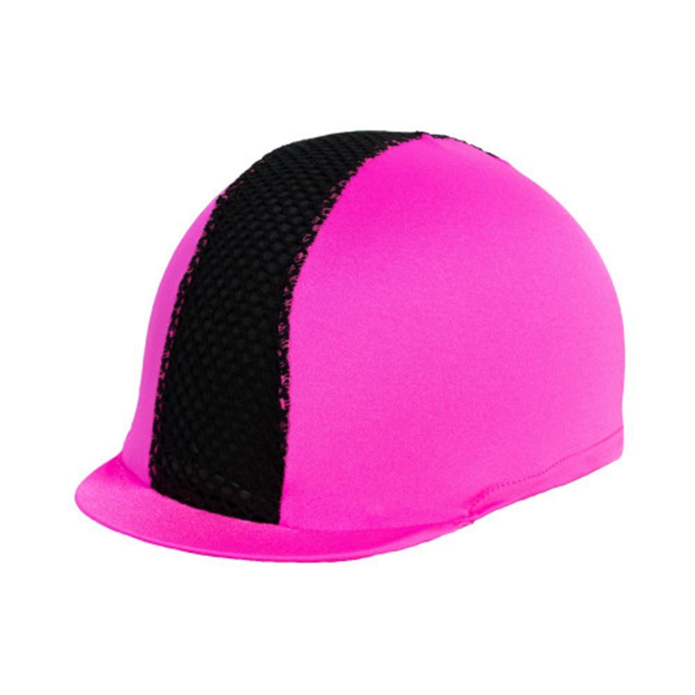 Hy Equestrian Mesh Hat Cover (Pink/Black)