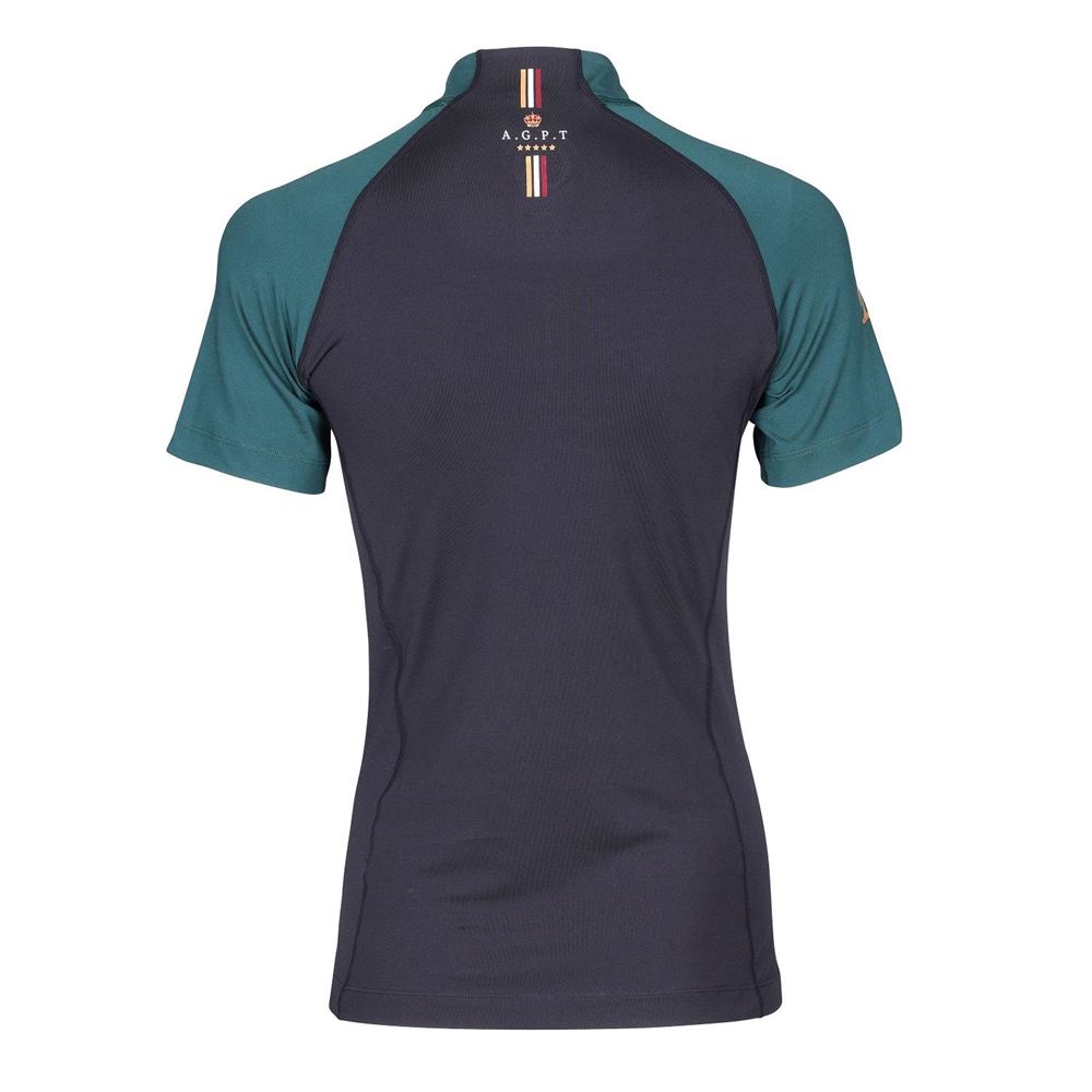 Shires Aubrion Team Ladies Short Sleeve Base Layer (Black)