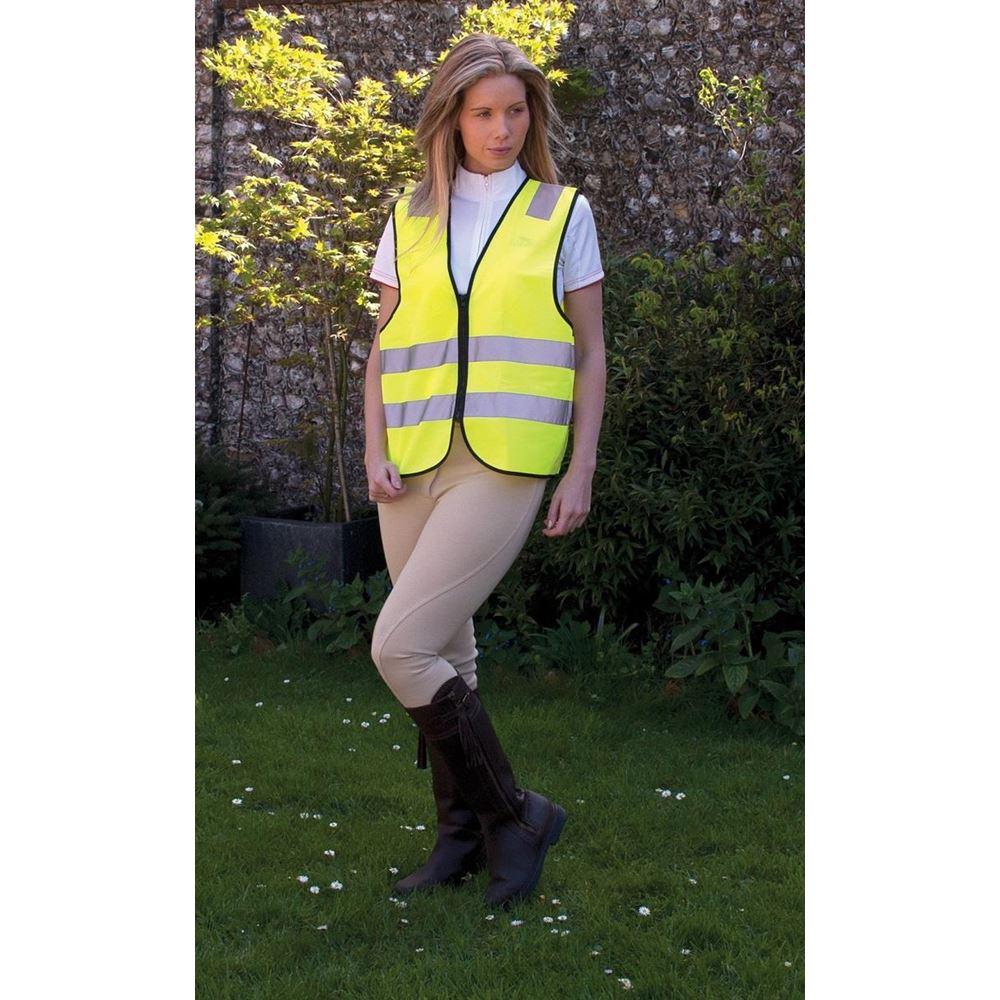 Harlequin Adults Hi - Viz Zipped Tabard (Reflective Yellow)