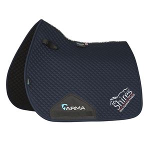 *pic* Shires ARMA Branded GP Saddlecloth (Navy)