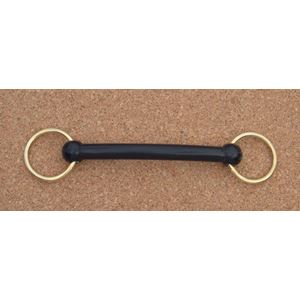 Nylon Snaffle with Brass Rings