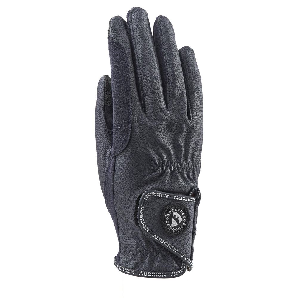 Shires Aubrion Aachen FlexFit Adults Riding Gloves (Navy)