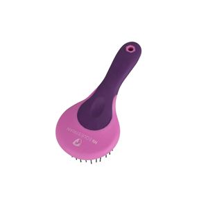 Hy Equestrian Pro Groom Mane & Tail Brush (Purple/Pink)