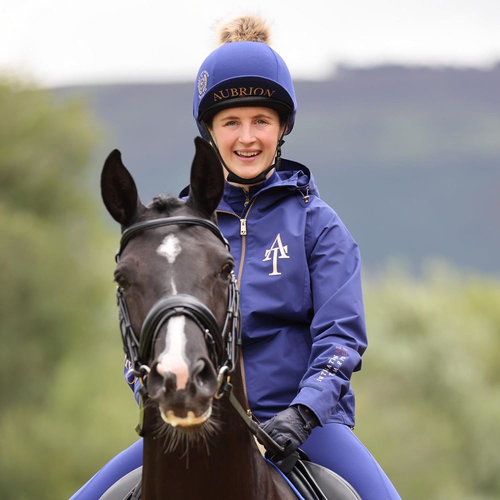 Shires Aubrion Team Hat Silk (Navy)