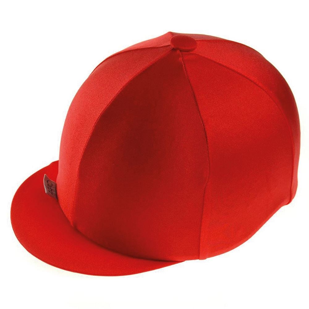 Capz Plain Cap Cover Lycra (Red)