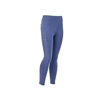 Shires Aubrion Young Rider Shield Winter Riding Tights (Blue)