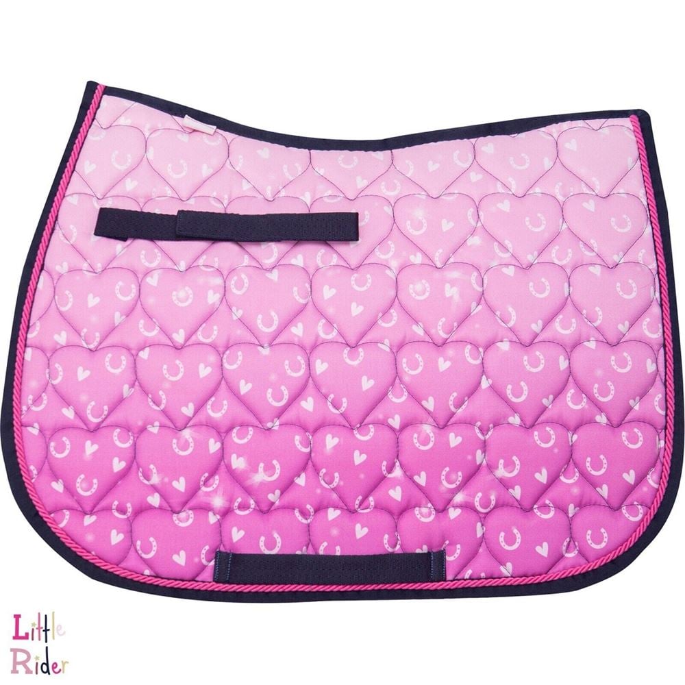 Pony Fantasy Saddle Pad by Little Rider (Navy/Pink)