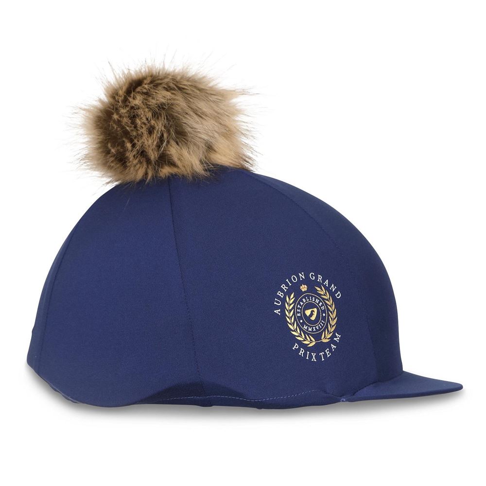 Shires Aubrion Team Hat Silk (Navy)