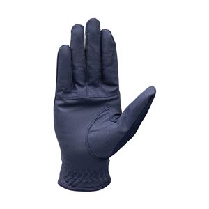 Coldstream Blakelaw Diamante Riding Gloves (Navy/Silver)