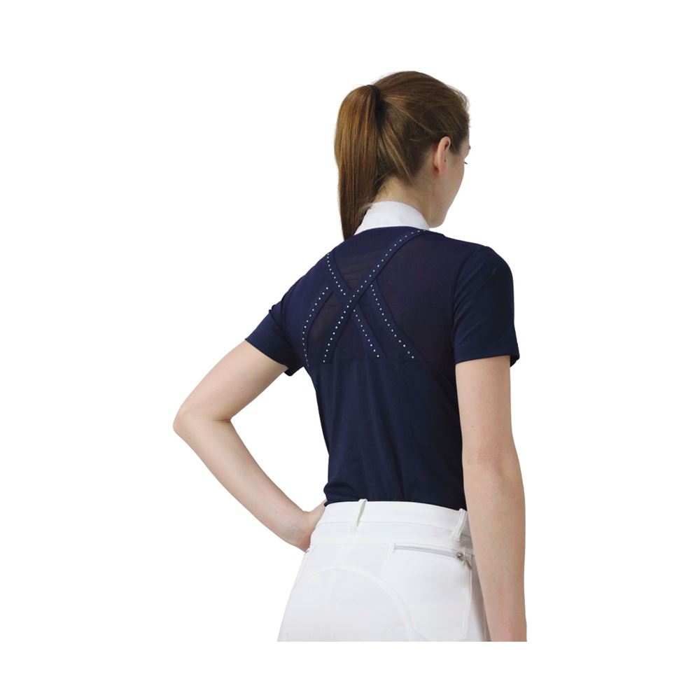 Hy Equestrian Suki Show Shirt (Navy)