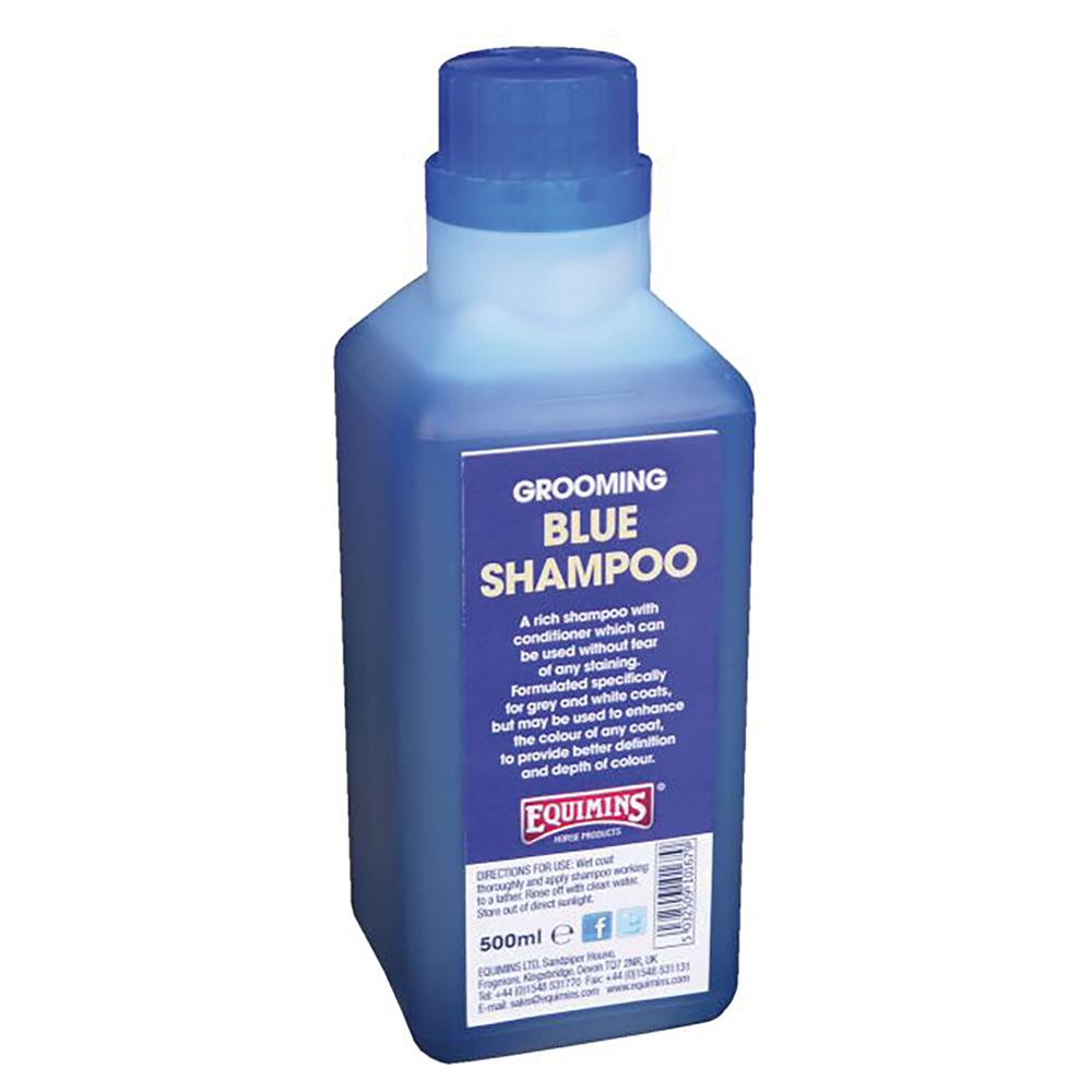 Equimins Blue Shampoo for Greys - 500ml