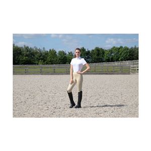 Hy Equestrian DynaMizs Scarlet Show Shirt (White)