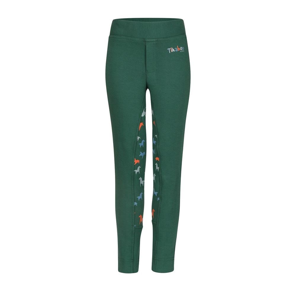 Shires Tikaboo Childrens Jodhpurs (Green Horse)