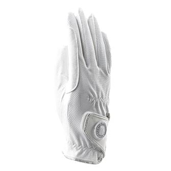 Shires Aubrion Aachen FlexFit Childs Riding Gloves (White)