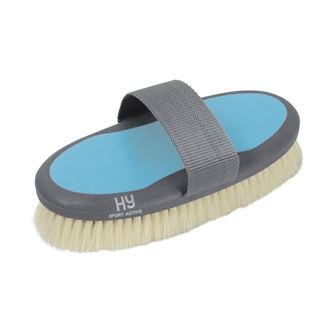 Hy Sport Active Goat Hair Body Brush (Sky Blue)