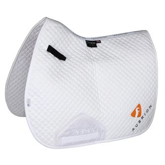 Shires Aubrion Branded GP Saddlecloth (White)