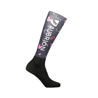 Shires Aubrion Hyde Park Socks - Young Rider (Doodle)