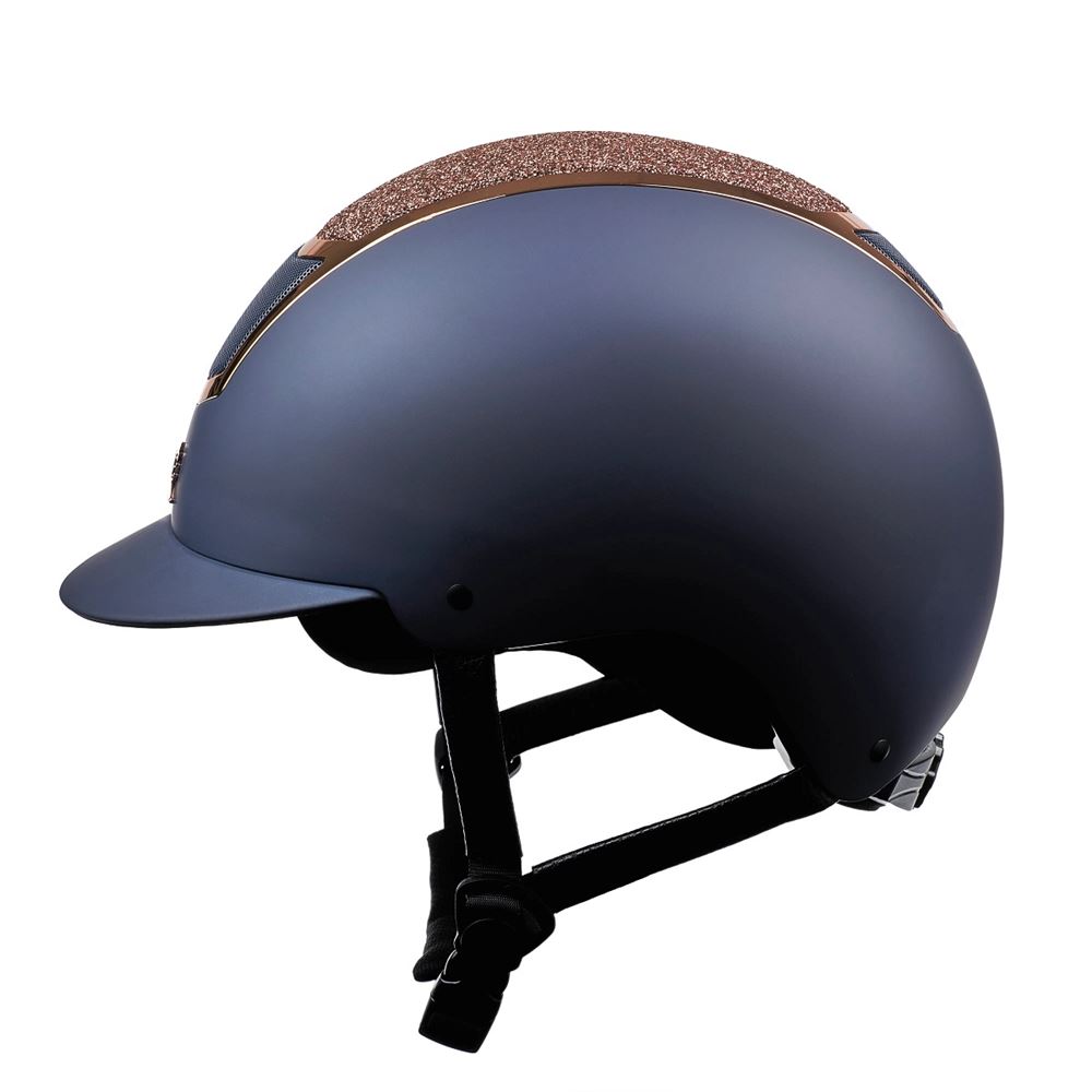 Shires Karben Valentina Riding Hat (Navy/Rose Gold)