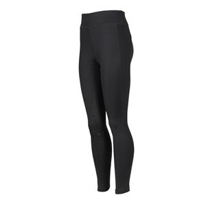 Shires Aubrion Shield Winter Riding Tights - Young Rider (Black)