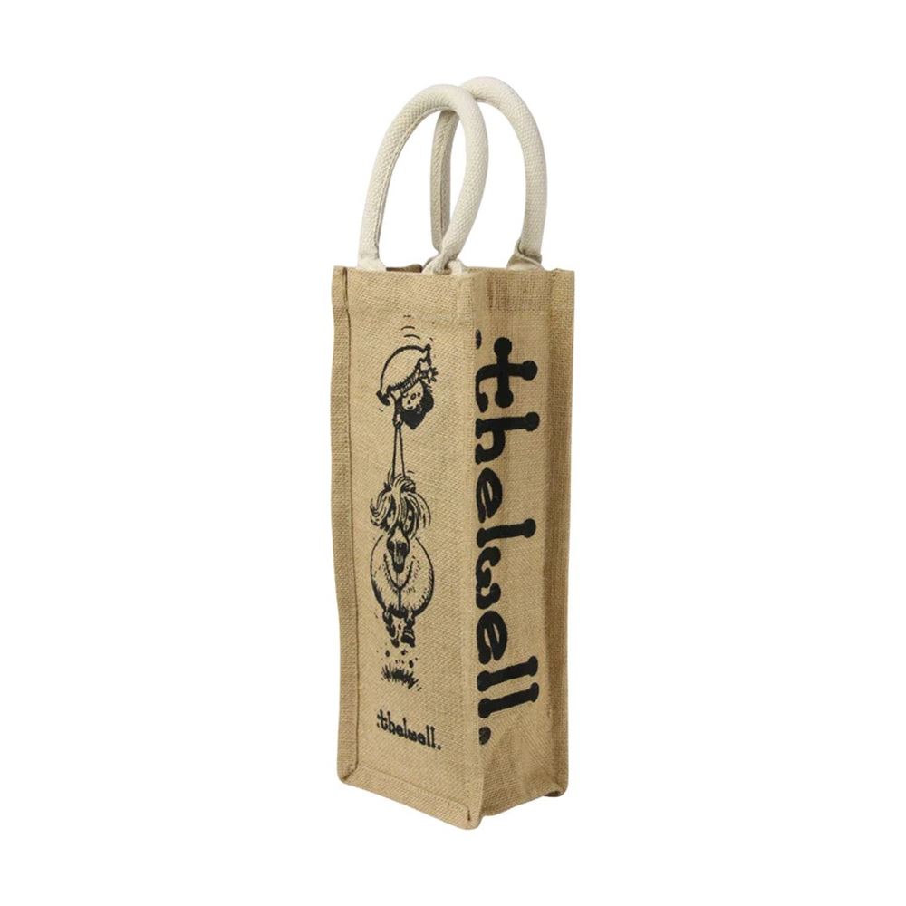 Hy Equestrian Thelwell Collection Hessian Bottle Bag (Thelwell Favourites)