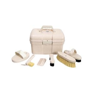 **pics**Hy Equestrian Recycled Grooming Kit (Beige)