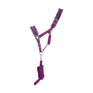 Hy Sport Active Head Collar & Lead Rope (Amethyst Purple)