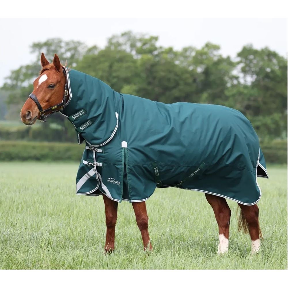 Shires Highlander Original 300 Turnout Rug & Neck Set (Green)