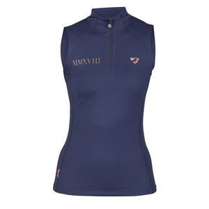 Shires Aubrion Team Sleeveless Base Layer (Navy Blue)