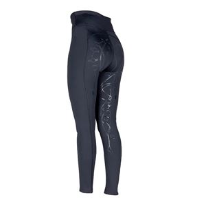 Shires Aubrion Team Young Rider Winter Riding Tights (Black)