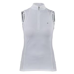 Shires Aubrion Ladies Newbel Sleeveless Show Shirt (White)