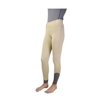 Hy Sport Active Ladies Riding Tights (Beige/Pencil Point Grey)