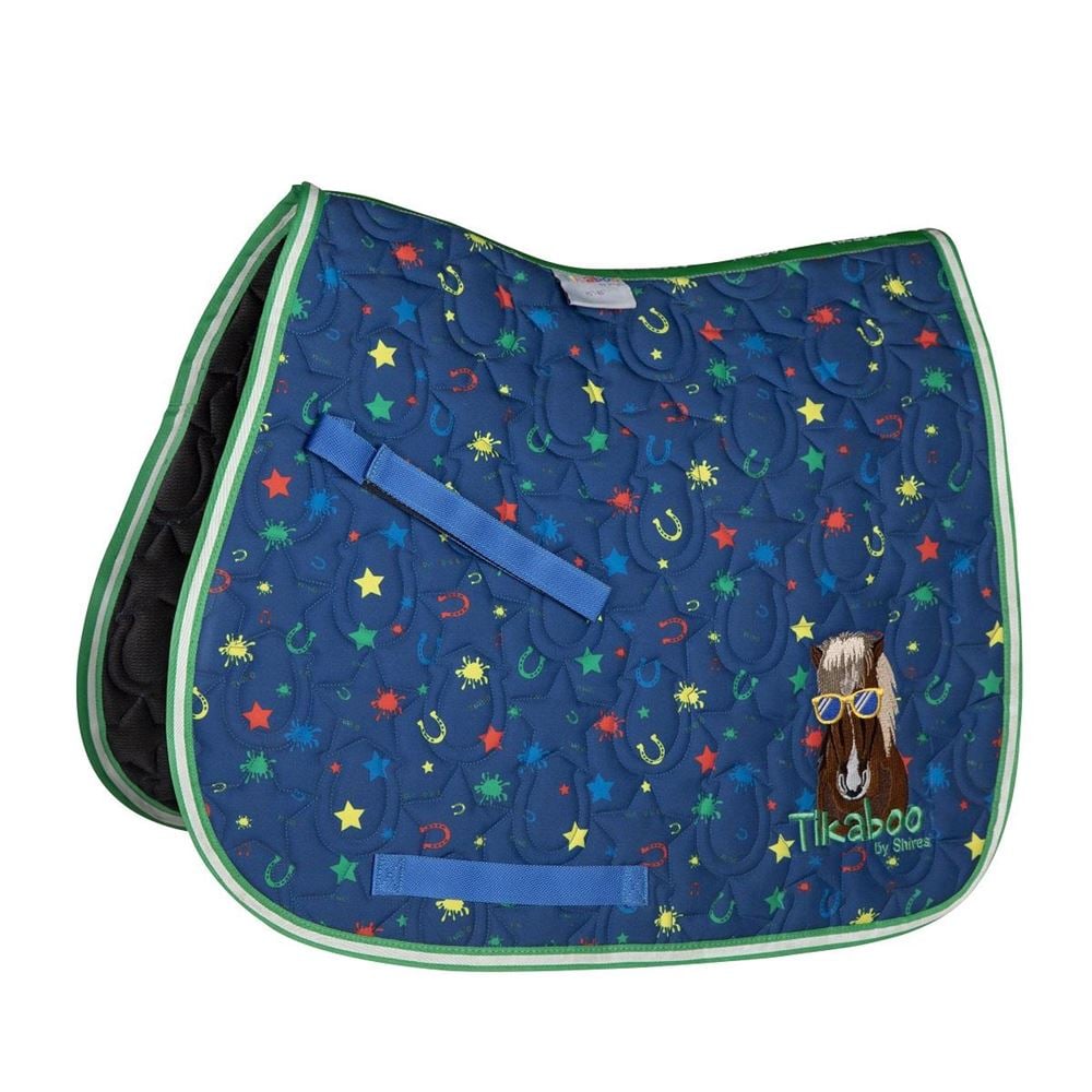 Shires Tikaboo Child's Saddle Pad (Navy)