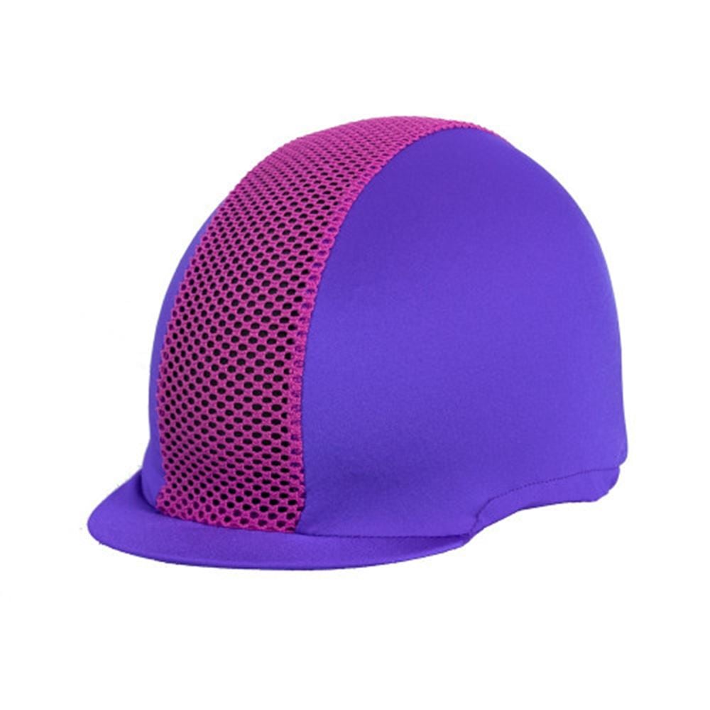 Hy Equestrian Mesh Hat Cover (Purple/Pink)