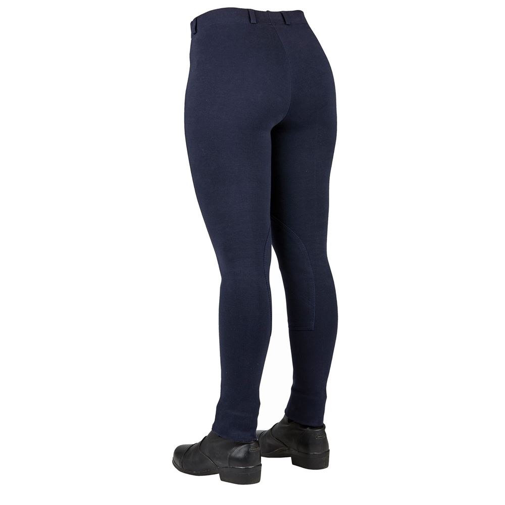 Dublin Child's Supa-Fit Pull On Knee Patch Jodhpurs (Navy)