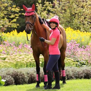 Shires ARMA Fly Hood (Coral)