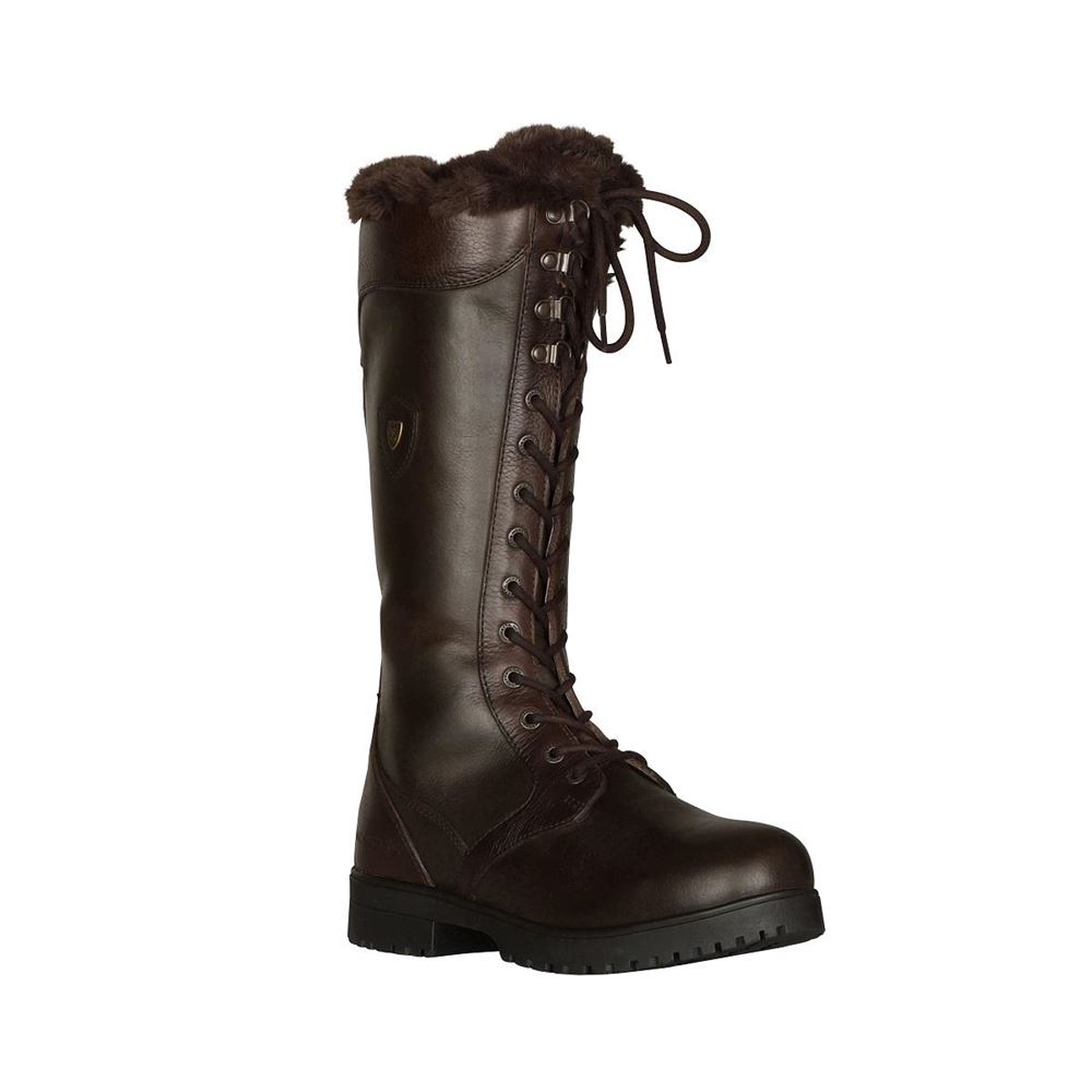 Shires Moretta Nola Lace Country Boots (Dark Brown)