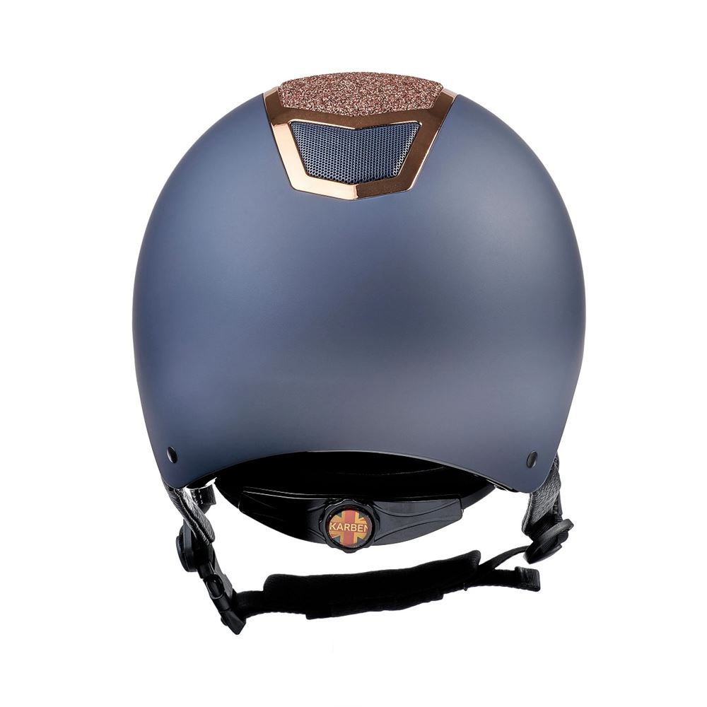 Shires Karben Valentina Riding Hat (Navy/Rose Gold)