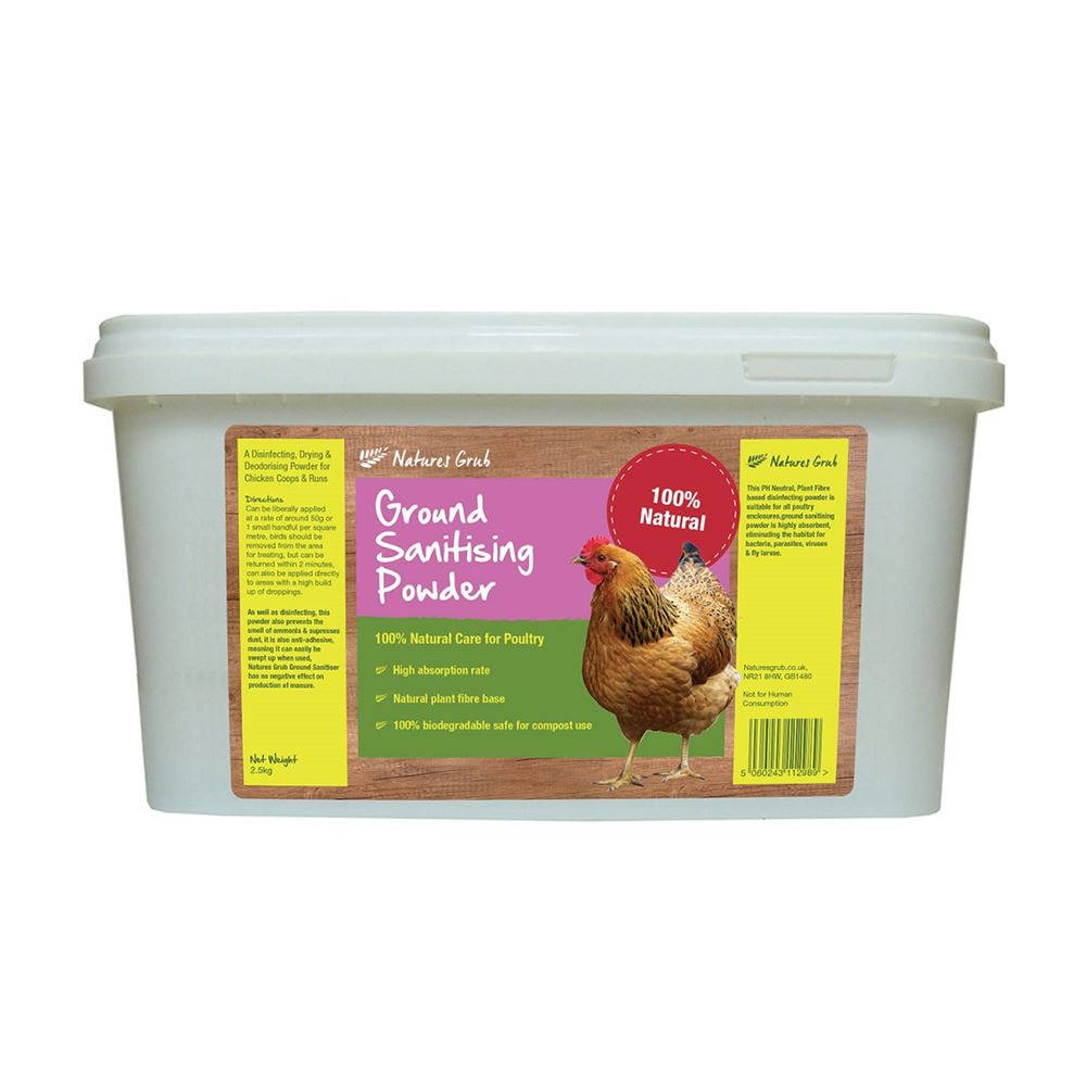 Nature's Grub Ground Sanitising Powder 2.5 Kg