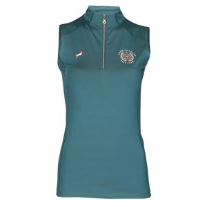 Shires Ladies Aubrion Team Sleeveless Base Layer (Green)