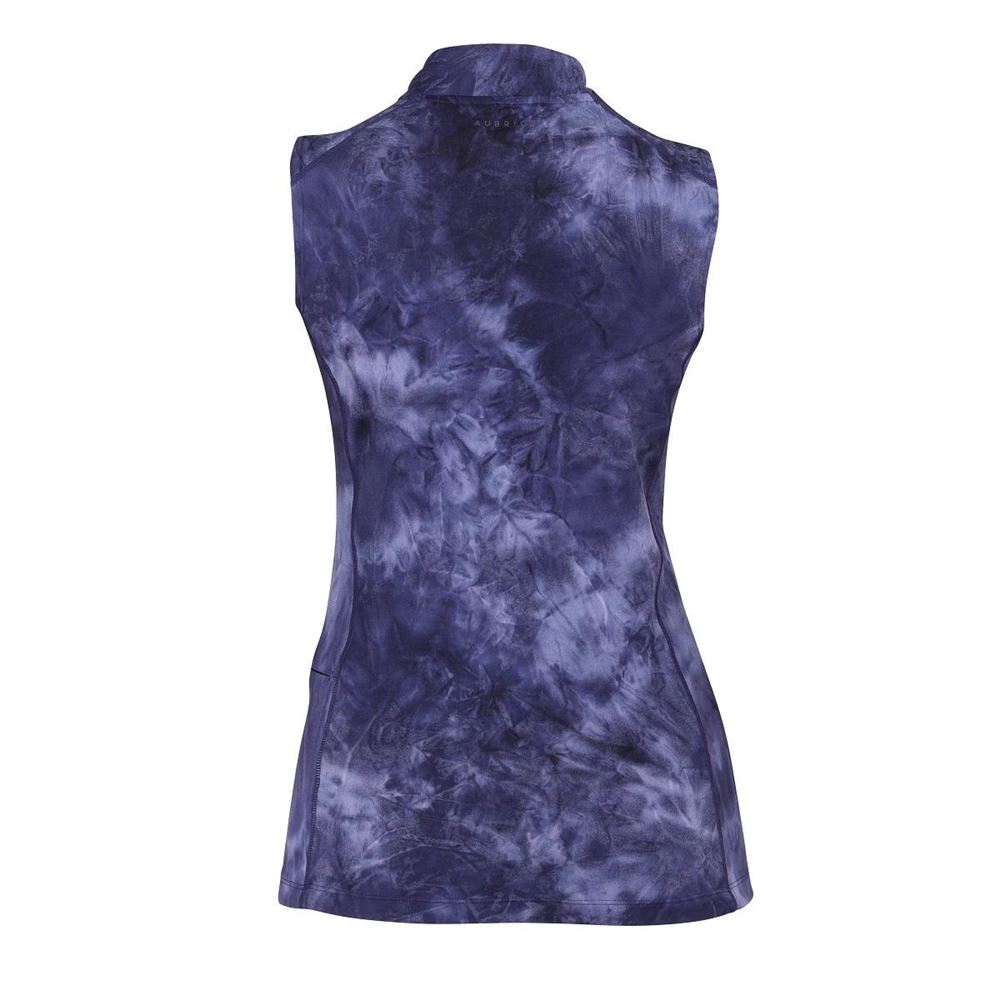 Shires Aubrion Revive Sleeveless Base Layer (Navy Tie Dye)