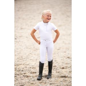 Hy Equestrian Cadiz Mizs Show Shirt (White/Rose Gold)