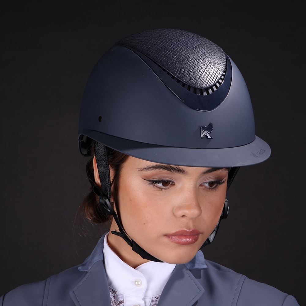 Shires Karben Lorah Ellipse Riding Hat 52-54 (Navy)