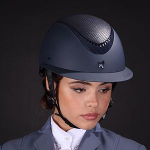 Shires Karben Lorah Ellipse Riding Hat 52-54 (Navy)