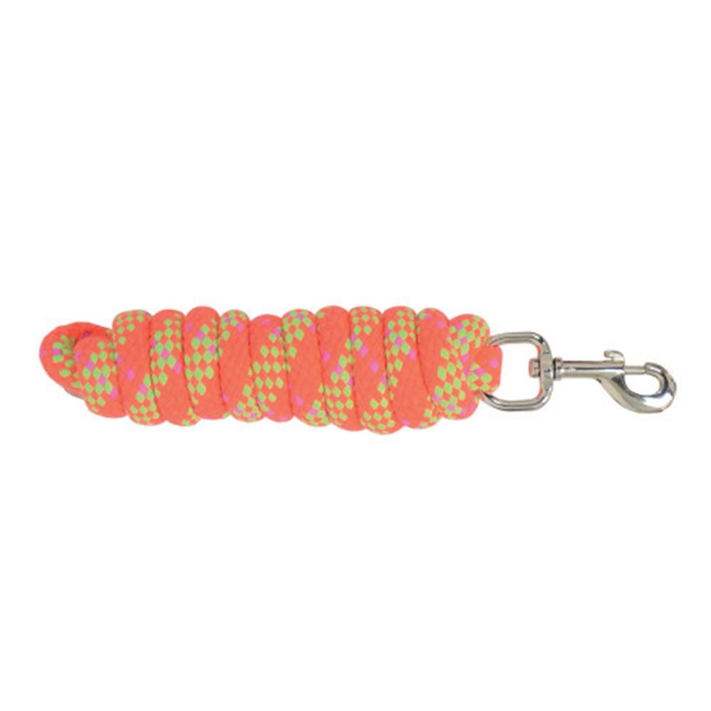 Hy Equestrian Fleck Lead Rope (Neon Orange/Neon Green/Hot Pink)