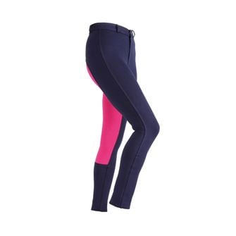 Shires Wessex Maids Two Tone Jodhpurs (Navy/Pink)