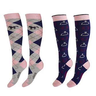 Jenkinsons Elico Socks - Twin Pack (Milan)